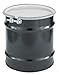 Transport Drum, Open Head, 10 gal., Black