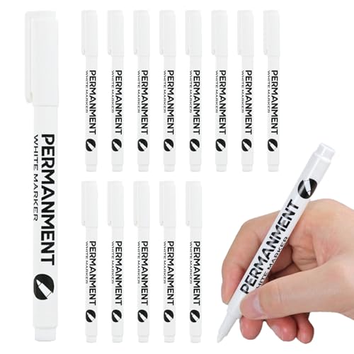 Sugeru 15Piezas-1mm Rotuladores Permanentes, Rotuladores Acrilicos Secado Rápido, Rotulador Permanente para Distintas Superficies, Rotulador Permanente Punta Fina para Bocetos, Ilustrar, Esbozar