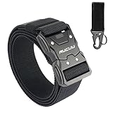 Aucuu Quick Release Tactical Belt, Work Belts, Tactical Belt for Men, 1.5" Military Style Nylon Web Hiking Belt, Adjustable Canvas Nylon Belts with Quick Release Buckle, with Hook - Image 8