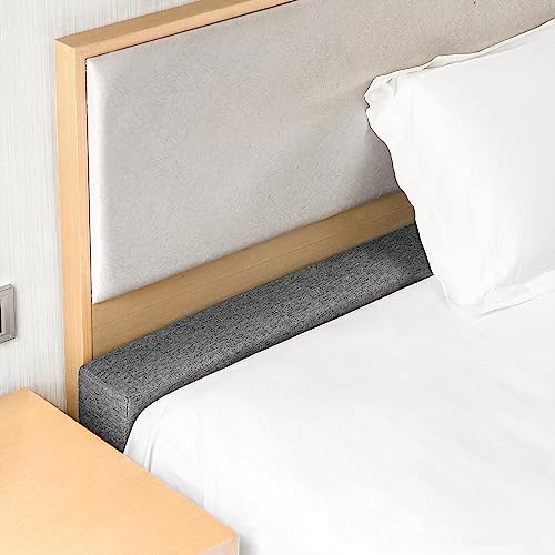 DEEPSHARK Bed Gap Filler for King Mattress, High-Density 45D Sponge, Removable and Washable Cover,...