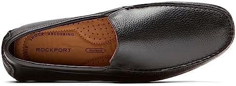 Rockport Men's Rhyder Venetian Loafer, Black,12 M US | Image 2