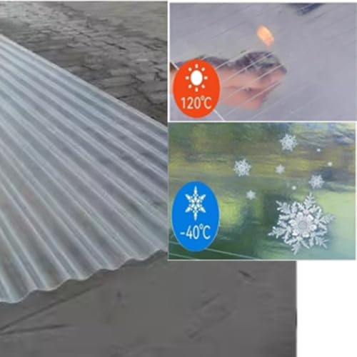 Panneau de toiture transparent anti-bruit pour réparer une serre tôle FRP - 3