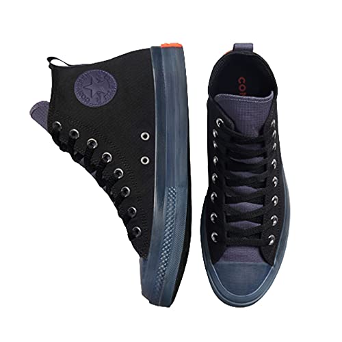 Image of Converse Men's Chuck Taylor All Star '70s High Top Sneakers, Black Steel Mango, 8.5