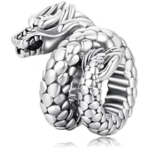 Charm 925 Sterling Silver Bracelet Necklace Pendant Bead Charms Jewelry Gift for Women Mother Daughter Grandma Family Friends
