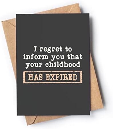 18th Birthday Card - 18th Birthday Card for Boys - 18th Birthday Card Girls - Funny 18th Bday Card for Daughter - Happy 18th Birthday Card for Son - 18 Birthday Card for Grandson or Granddaughter