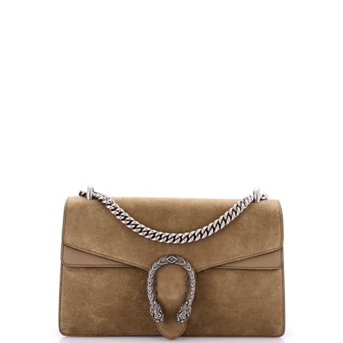 Pre-Loved Dionysus Bag Suede Small, Brown