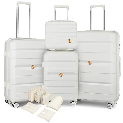 Somago Luggage Sets and Packing Cube Travel Set Lightweight Hardside
