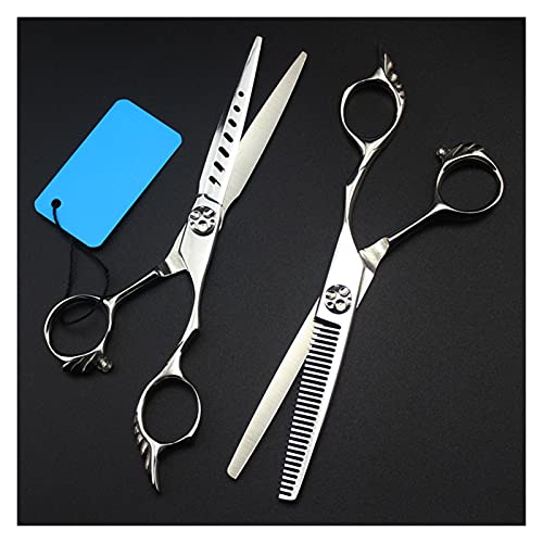 Ciseaux de coiffeur 6 pouces amincissants et de coupe pour effilage net - 4