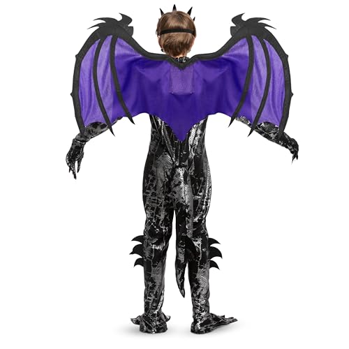 Spooktacular Creations Halloween Kid Dragon Costume, Boys Dragon Wings, Tail and Mask Set for Halloween Dress Up