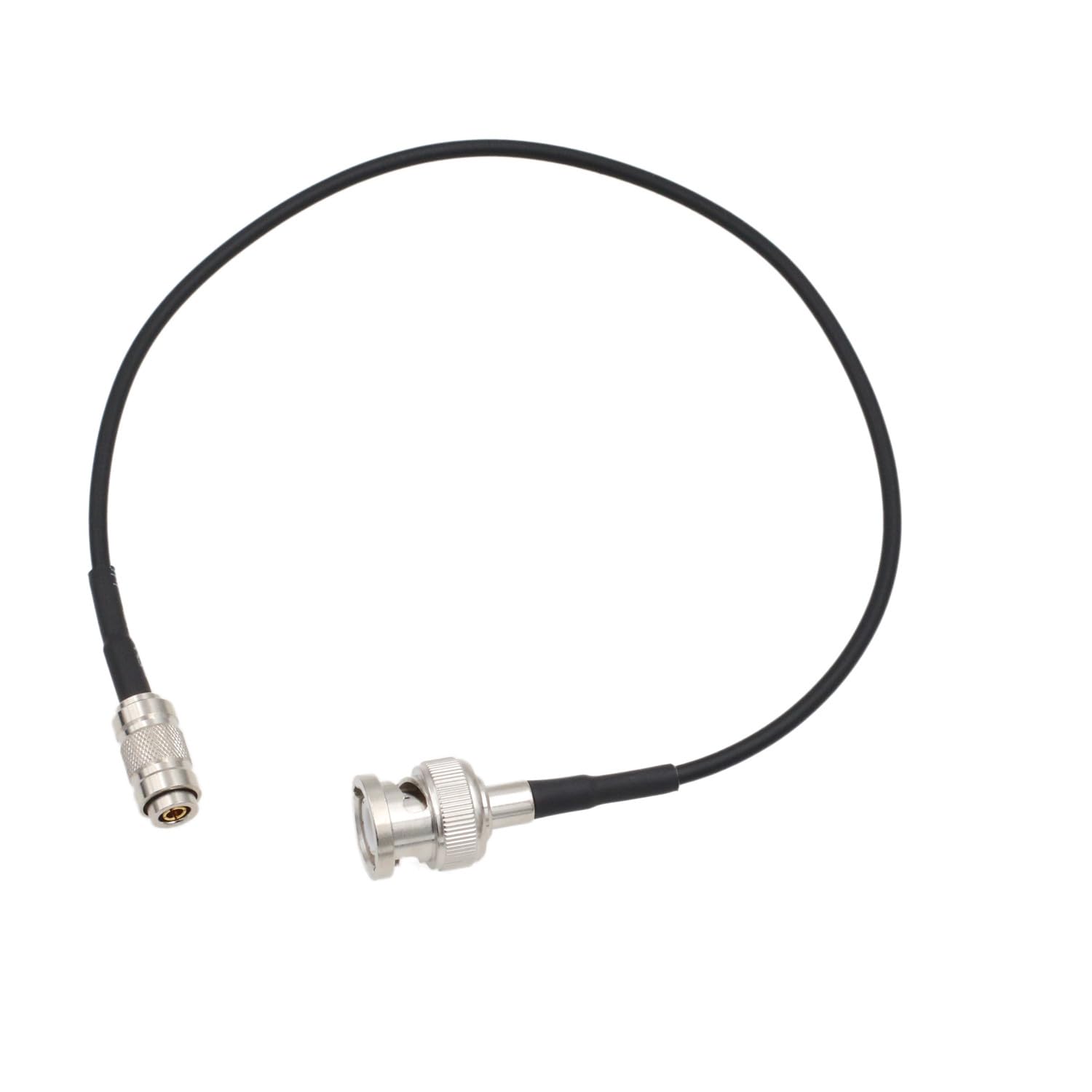 HangTon Camera Monitor Mini SDI to SDI Video Signal Coaxial Adapter Cable for Blackmagic 75 ohm (60cm, DIN 1.0/2.3 to Male BNC)