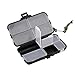 AOTPA Bait Container Fishing Tackle Boxes Fishing Accessories Case Fish Lure Bait Hooks Tackle Tool for Storing Swivels Hooks Lures Case Fishing Gear Storage Box(Small)