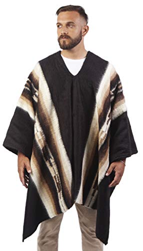 Alpaca Poncho For Men | Alpaca Ponchos Adult Alpaca Hoodie Men Cloaks | Alpaca Mexican Poncho | Pancho Ponchos For Men