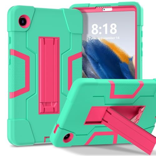 Coque Galaxy Tab A9 8,7 Pouces Samsung SM-X110 X115 Étui Silicone Robuste Antichoc Noir Aqua