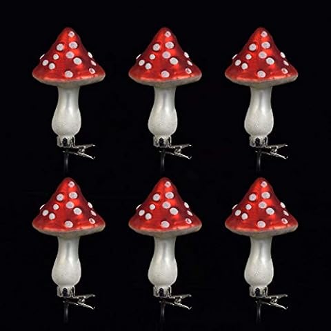 Ecosides Pack of 6 Pine Cone Glass Ornaments for Christmas Tree Decor, Wedding Event Supplies Cover