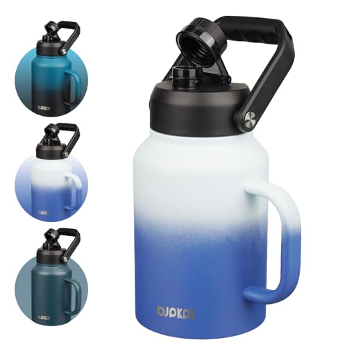 Image of BJPKPK 64oz Stainless Steel Water Bottle, Half Gallon Insulated Water Jug