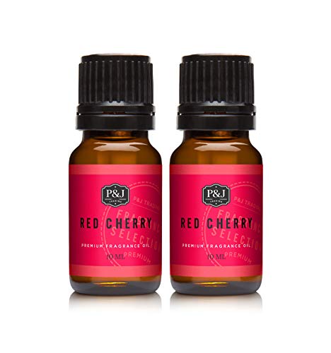 P&J Trading Fragrance Oil | Red Cherry Oil 10ml 2pk - Candle Scents for Candle Making, Freshie Scents, Soap Making Supplies, Diffuser Oil Scents