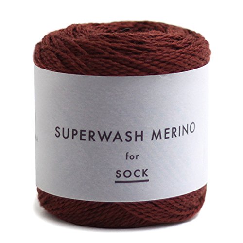 横田 DARUMA スーパーウォッシュメリノ 毛糸 合細 col.7 ブラウン 系 50g 約145m 5玉セット 01-6390