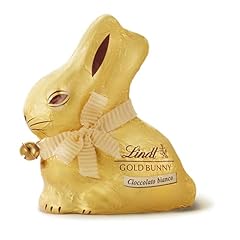 Idea Regalo - Lindt&Sprungli Gold Bunny Bianco, Coniglietto di Pasqua al Cioccolato Bianco, Pasqua, Formato 100 g
