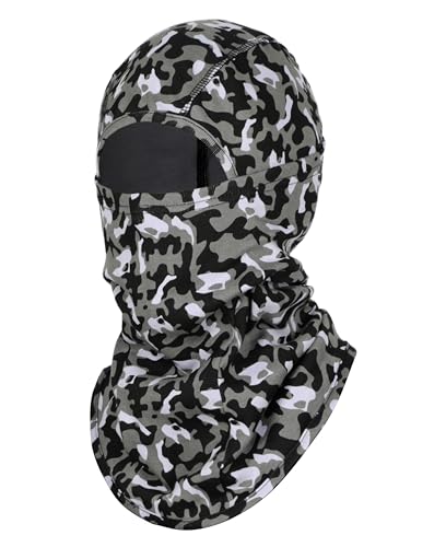 Image of BOCOMAL FR Face Mask Flame Resistant Balaclava 5.5oz Lightweight Arc Rated Helmet Liner Covering Hood for Welding