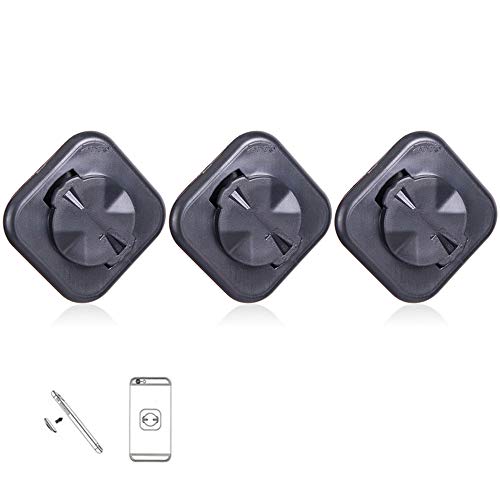 Suporte de assento para telefone, Andoer Adaptador de computador para bicicleta de estrada 3pcs MTB
