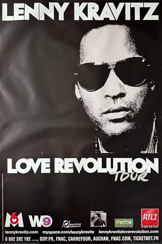 Lenny Kravitz poster 80x120cm pour décoration murale de salon