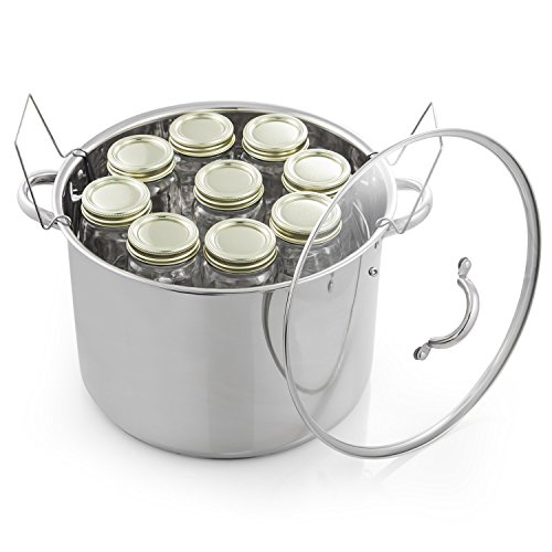 McSunley 620 Medium Stainless Steel Prep N Cook Water Bath Canner, 21.5 quart, Silver