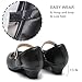 Youdesney Black Toddler Girls Heels, Low Heel Princess Hook and Loop Dress Shoes, Flower Girl School Shoes Black Size 9c