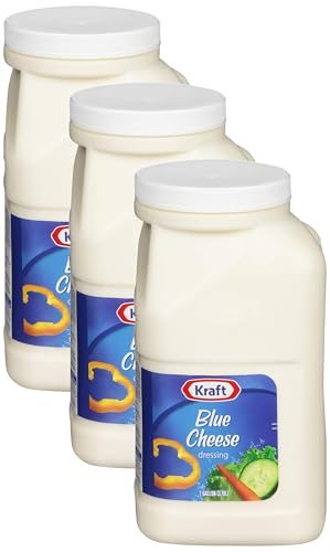 Kraft Brand Dressing Pourable Blue Cheese Dressing, 128 Ounce (Pack of 3)