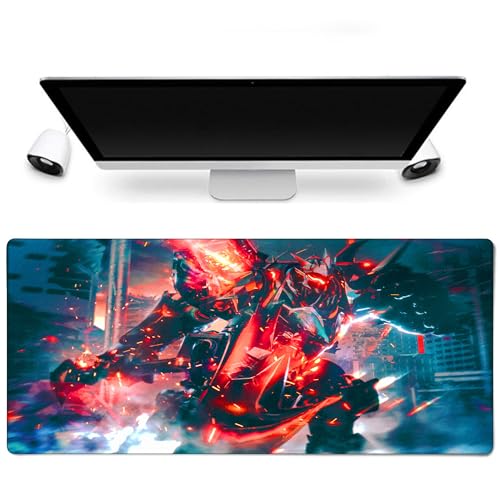 Sublymes Ramattra Large Overwatch Gaming Mat – 900 x 400 mm, Non-Slip Base, Waterproof Surface, Durable Edges, for Gamers, Creative & Office