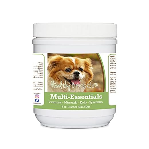 Healthy Breeds Tibetan Spaniel Multi-Essentials Powder for Dogs - an Ideal Supplement of Vitamins, Minerals & Antioxidants for Your Dog - 8 oz