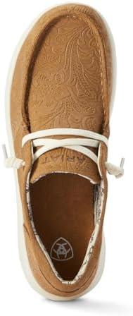 Ariat 100402436C Womens Hilo Tan Floral Emboss 250 - Beige/Khaki 6C - 1