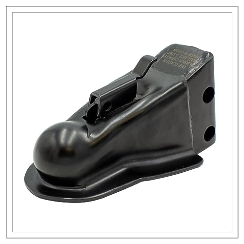 GusHIll USA GH25330 Channel-Mount Adjustable Trailer Coupler 2-5/16-Inch Hitch Ball 14 000 lbs Black