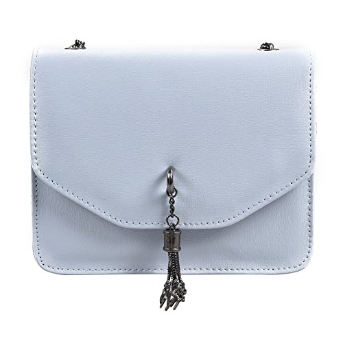 Diamondo Women PU Leather Mini Tassel Chain Messenger Bag Shoulder Crossbody Bag Shoulder Bag