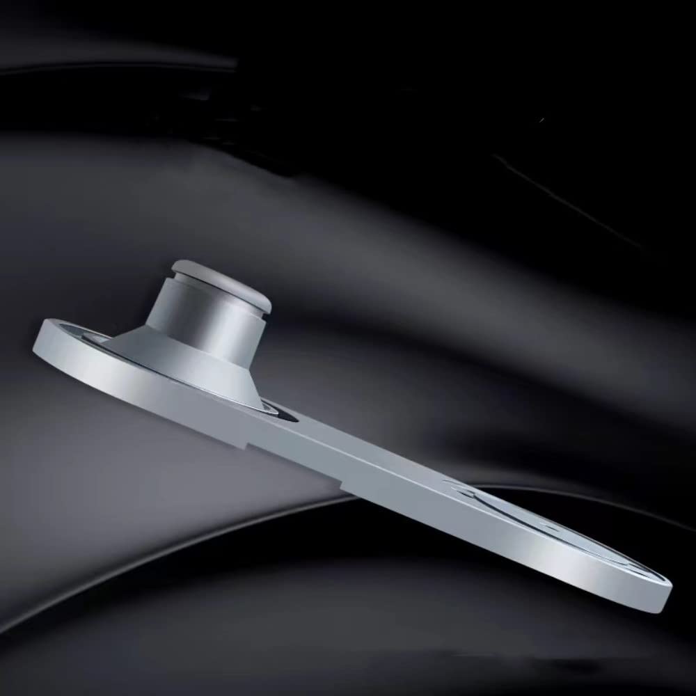 Soporte magnético para secador de pelo, estante organizador montado en la pared, estante de almacenamiento para secador de pelo Dyson Supersonic (plateado)