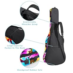 Sac à dos imperméable pour guitare acoustique – Motif épais et doux – Avec housse de guitare classique, Couleur 2, 42… - Les Beatles, Paul McCartney, John Lennon, RIngo Starr, George Harrison Sac à dos imperméable pour guitare acoustique - Motif épais et doux - Avec housse de guitare classique, Couleur 2, 42… – Image 3