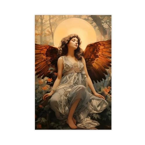 Impression sur toile mythologie grecque déco murale chambre 60x90cm UTGN