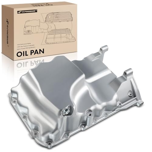 A-Premium Engine Oil Pan Sump with Drain Plug Compatible with Honda Accord 2003-2007 3.0L Odyssey 2005-2006 3.5L Pilot 2005-2005 3.5L Acura TL 2004-2006 3.2L