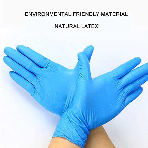 Disposable Gloves,Anself 50pcs Nitrile Powder Free Latex Free Gloves for Examination,Tattoo,Protection Use Size M