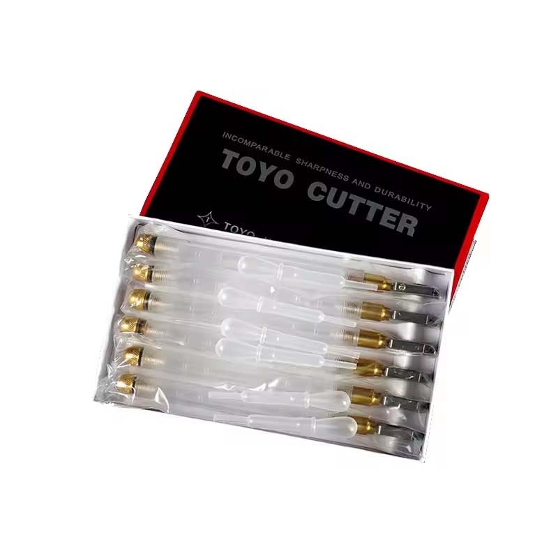 UPTODATETOOLS 6Pcs Professional Toyo Japan TC-30 Glass Cutter Japan Toyo Glass Cutter Pen Toyo Glass Cutter Tc-30