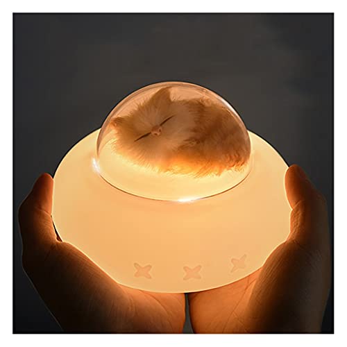 WJPTL iluminación Luz Nocturna LED, Carga USB Portátil Portátil Cat Dock Night, para Dormitorios Corredor Habitaciones para niños Bebés Bebés Lámpara de Noche Habitación
