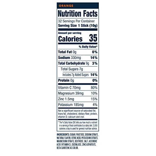 Dripdrop Hydration - Electrolyte Powder Packets - Orange - 32 Count #TOP2