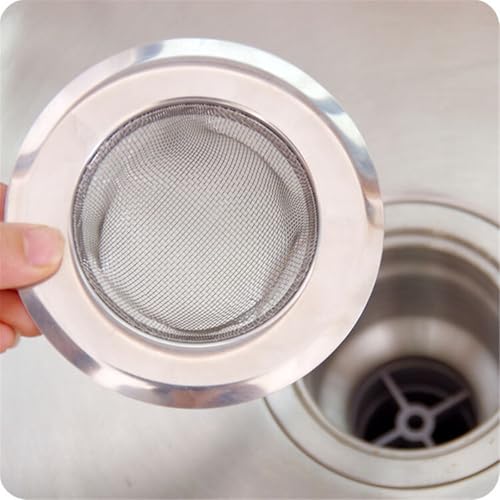 Colador para desagüe de cocina de acero inoxidable miniatura 4