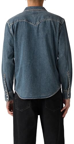 Image of Levi's Men's Solid Slim Fit Denim Shirt