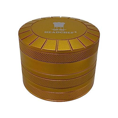 Headchef Sun Machine Grinder 4-Piece, Size 62 mm, Gold - Image 3