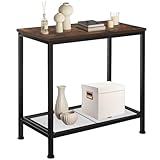 VERSATILIDAD PARA CUALQUIER ESPACIO DE TU HOGAR: Con unas medidas de 60 x 30,5 x 60,5 cm, esta mesa auxiliar se adapta perfectamente a cualquier ambiente. Ya sea que la necesites como mesa para sofa, mesita auxiliar salon en tu dormitorio o tu oficina, su diseño compacto se ajusta a todo tipo de espacios. Su estructura de acero proporciona una base firme, haciendo de esta mesa una opción ideal para tu mueble auxiliar salon o muebles dormitorio.