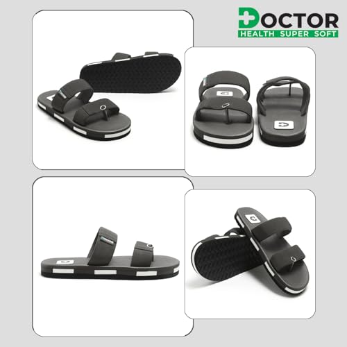 Image of DOCTOR HEALTH SUPER SOFT Slipper for Mens Diabetic & Comfortable || Skid Resistant Flip-Flop & Sliders for Mens
