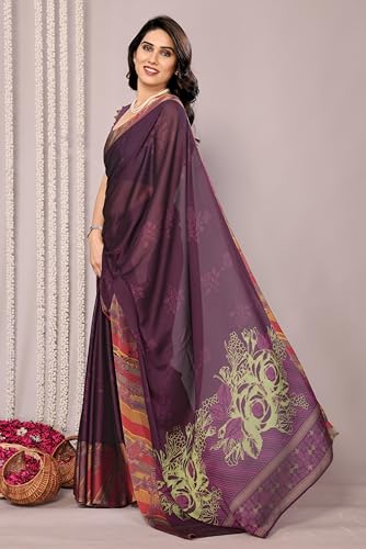 Image of MIRCHI FASHION Saree for Woman Chiffon Tie Dye Printed | Lightweight Daily Wear Women's Sari with Unstitched Blouse Piece (Available in 10 Colors)