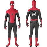 RINXES Spider Loin De La Silhouette À La Maison Avec Une Seule Déguiserie BodySuit Superhéros Lycra Spandex 3D Costume Imprimé Cosplay Dress Up Role Play Suit, With Sole-Men~M(160~165cm)