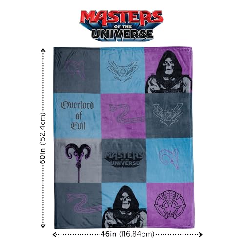 Image of Masters of the Universe Movie Skeletor Throw 60 inch x 46 inch, Soft Cozy Plush Blanket for Couch, Bed & Travel, Collectible Gift (Officially Licensed Product) by Franco