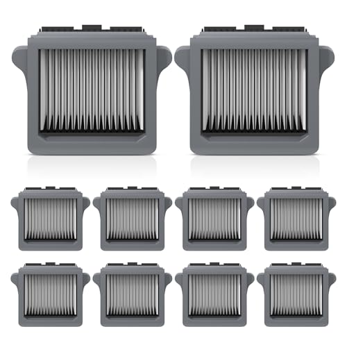 Image of Nukisa Vacuum Filter Replacement Compatible with Tineco Floor One S5 Combo / S9 Artist Pro /Switch S6 Wet and Dry Vacuum Cleaner, The Accerssorise Parts is 10 Packs Replacement Filters